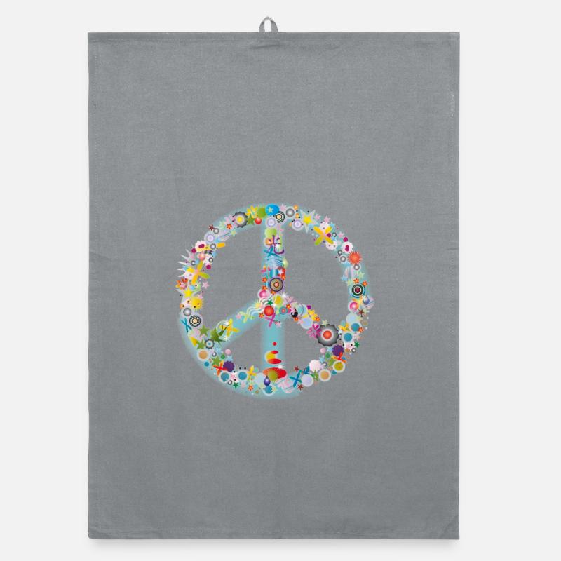 forms of peace Organic dish towel