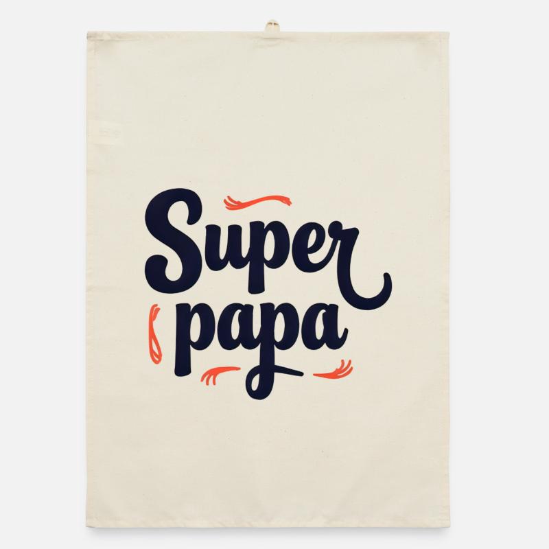 Super papa script couture Torchon bio