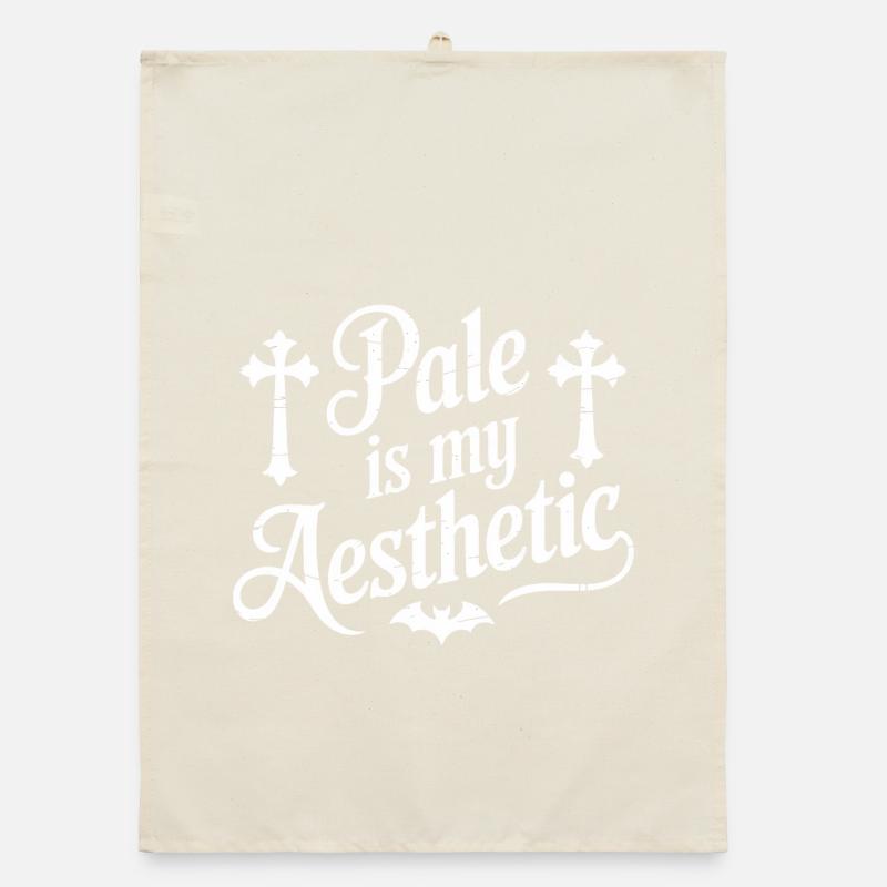 Pâle est mon esthétique Torchon bio