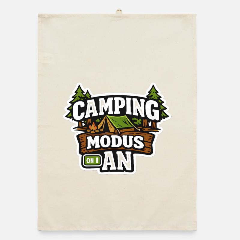 Mode camping ACTIVÉ – Logo extérieur Torchon bio