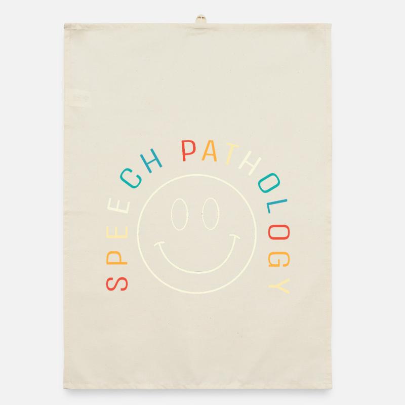 SLP Speech Therapist Speech Pathologist Organic dish towel