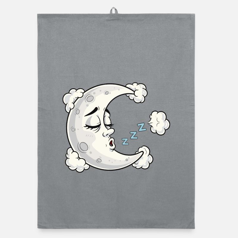 Dessin animé Rêve de Biser de Lune Sommeil Torchon bio