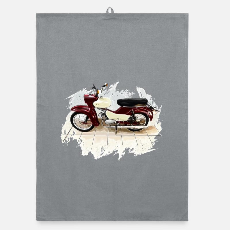 Simson Star - Organic Geschirrtuch - Grau