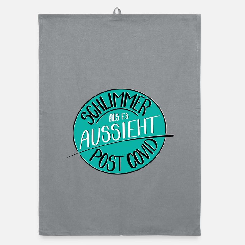 Schlimmer als es aussieht, Post Covid Organic Geschirrtuch