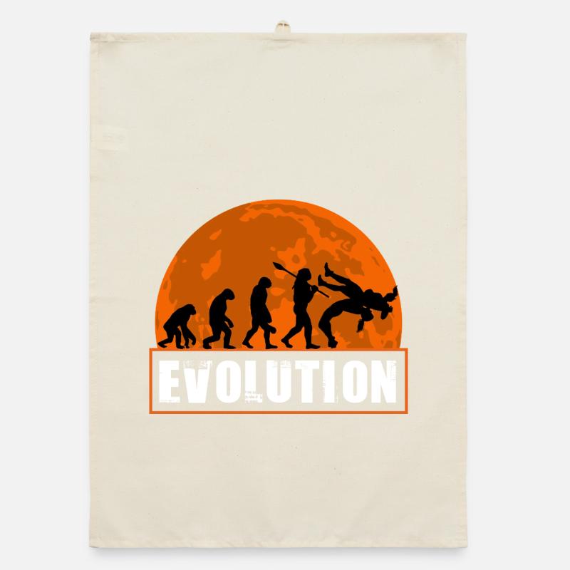 Évolution du catch Drôle de combattant MMA Grappling Torchon bio