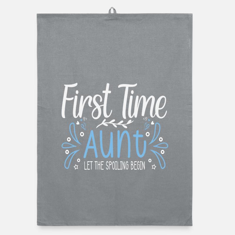 First Time Aunt Soon Aunt Organic dish towel