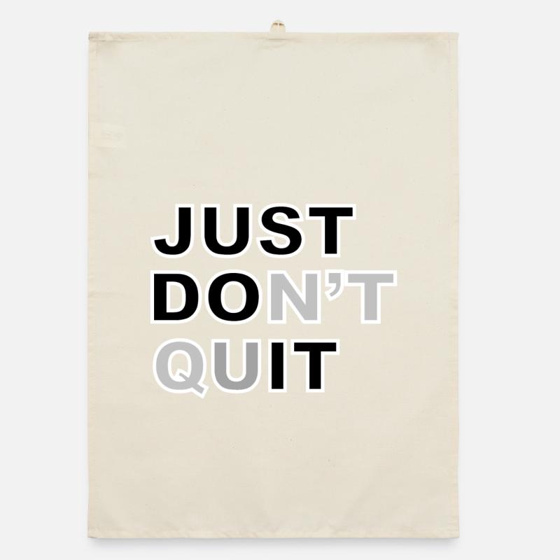 Just don't give up # Organic dish towel