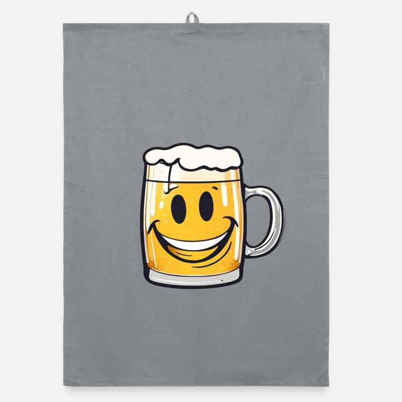 Fröhliches Bier! Organic Geschirrtuch