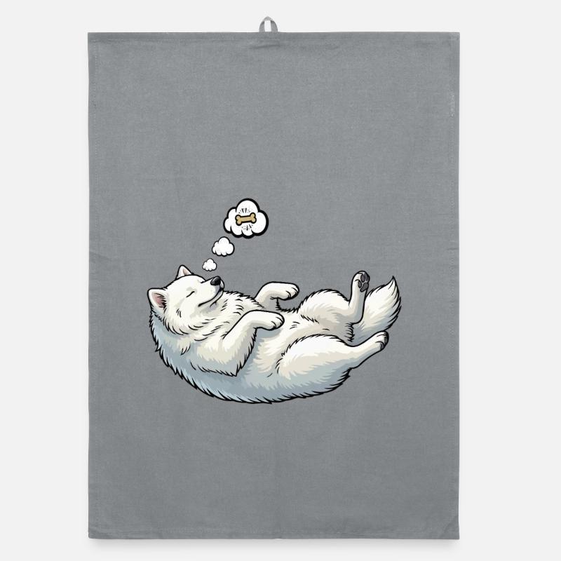 Samoyed Samoyed Owner Samoyed Lovers Organic dish towel