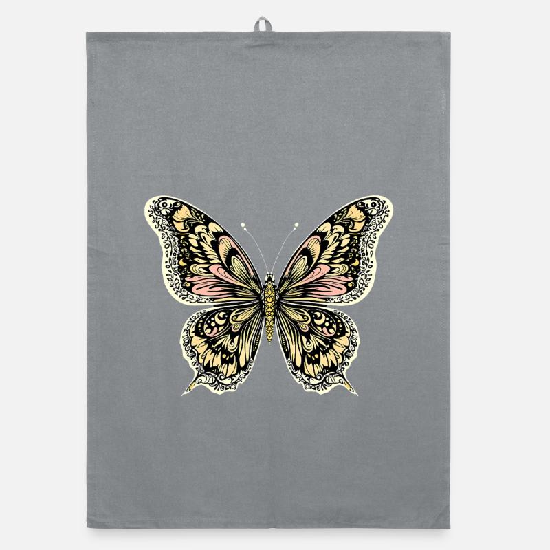Papillon bohème Torchon bio