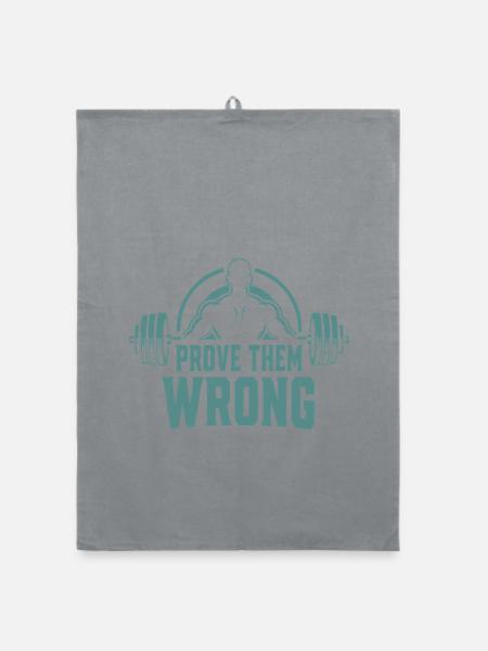 Prove Them Wrong - Organic Geschirrtuch - Grau - Vorne