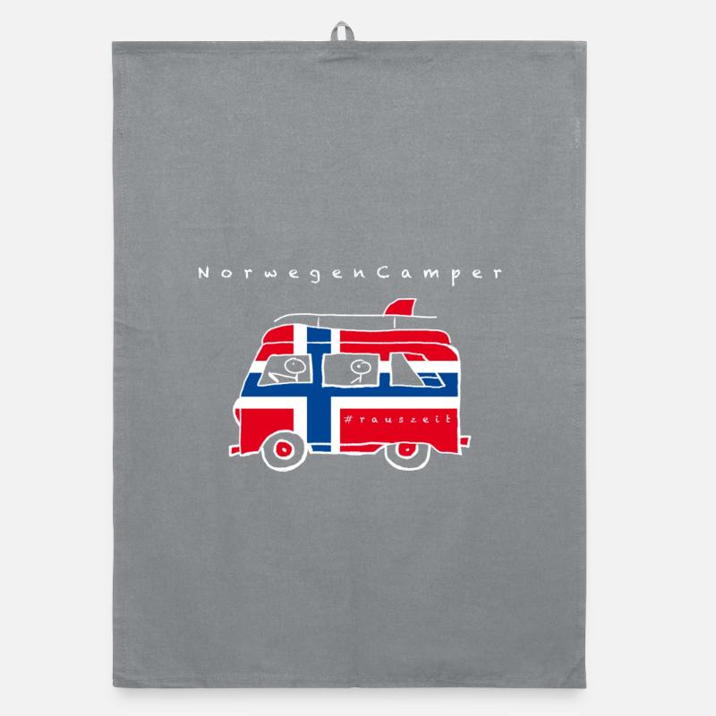 Norwegen Camper Organic Geschirrtuch