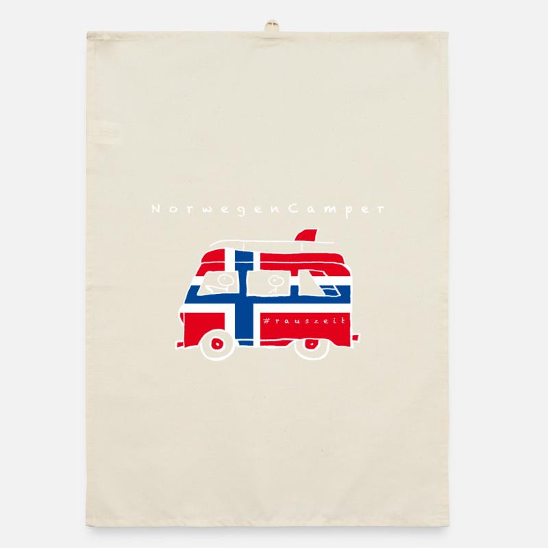 Norwegen Camper Organic Geschirrtuch