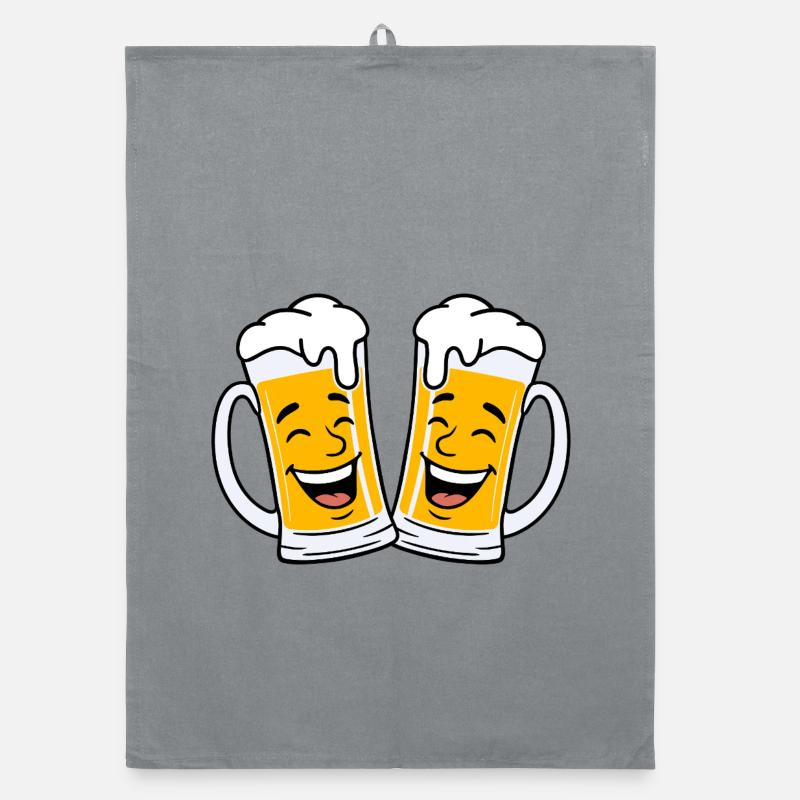 Bier Bierglas Biergläser Biertrinker Bier trinken Organic Geschirrtuch