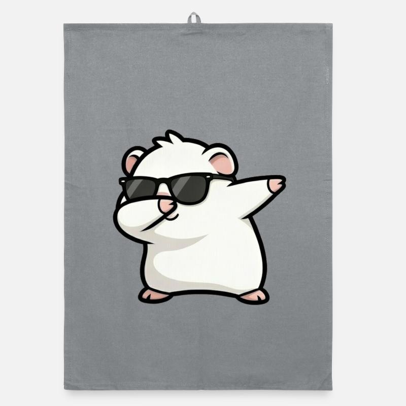 Tamponnement du blanc de cochon d’Inde Torchon bio