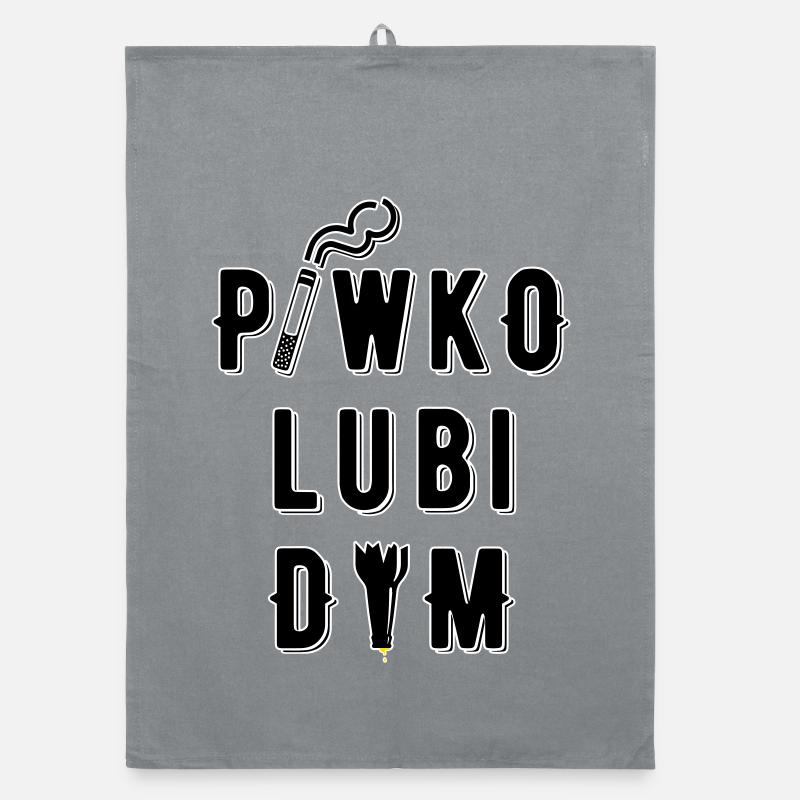 Beer likes smoke Organic dish towel
