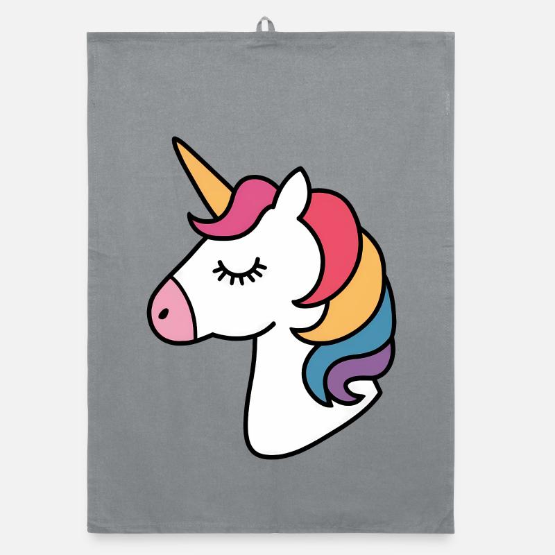Rainbow Unicorn Organic dish towel