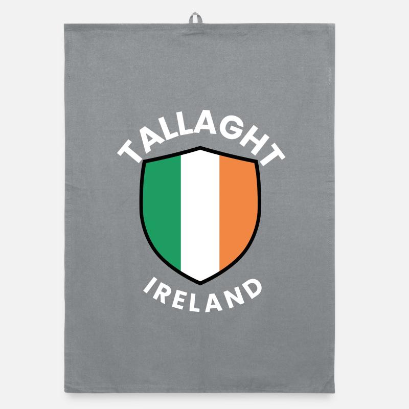 Bouclier de Tallaght Drapeau irlandais Torchon bio