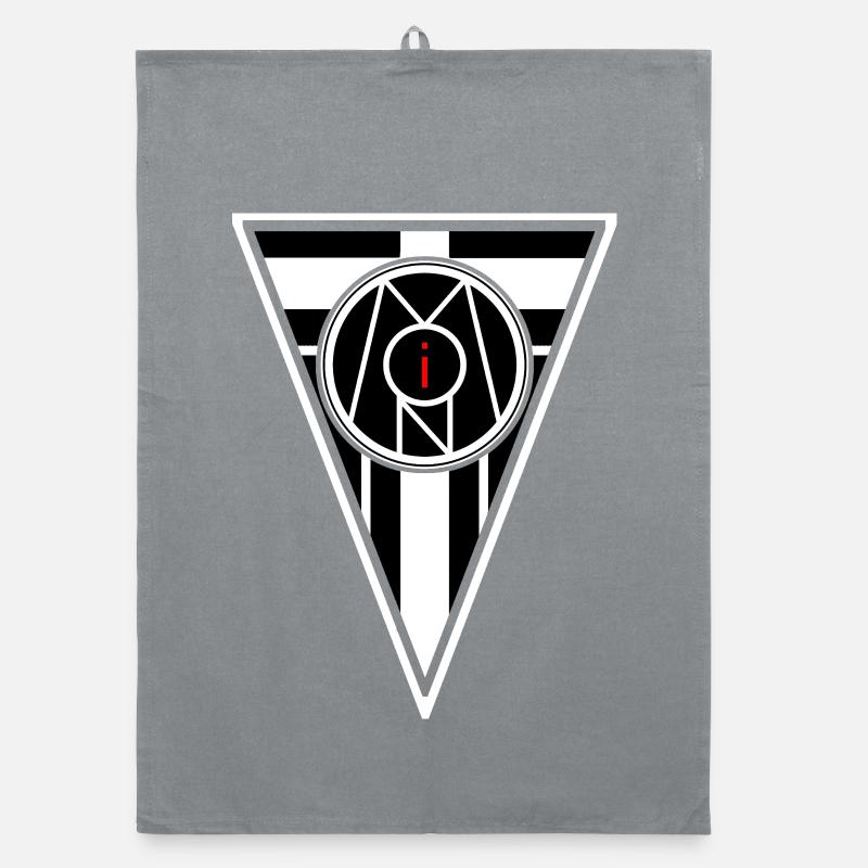 Abstract Geometry Design with Saying Moin Organic dish towel