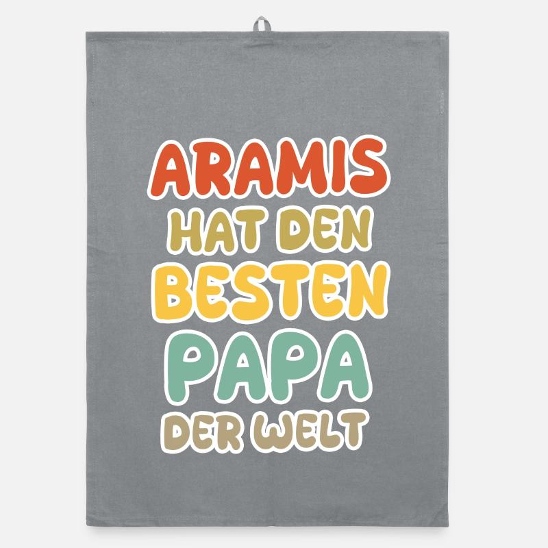 Saying Aramis Organic dish towel