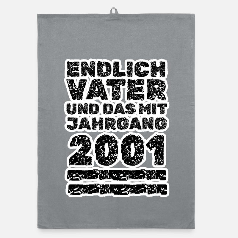 Geboren 2001 Organic Geschirrtuch