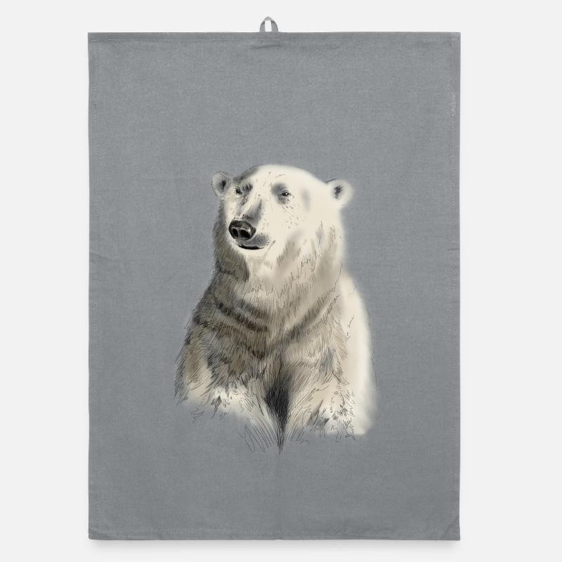 Polar Bear Organic dish towel