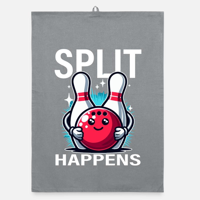 Split Arrives Bowling Joy Organic dish towel