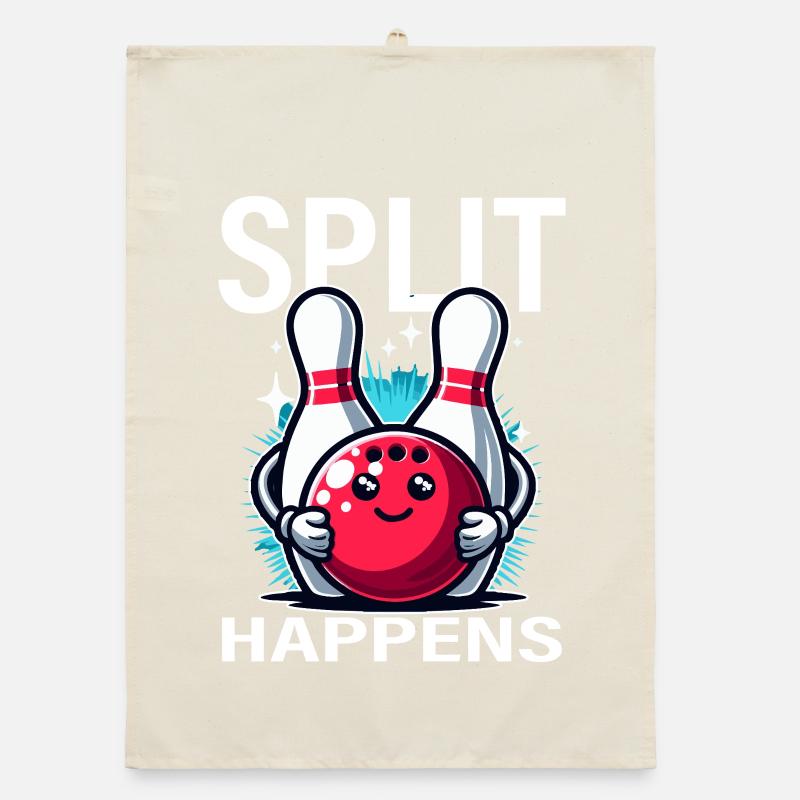 Split Arrives Bowling Joy Organic dish towel