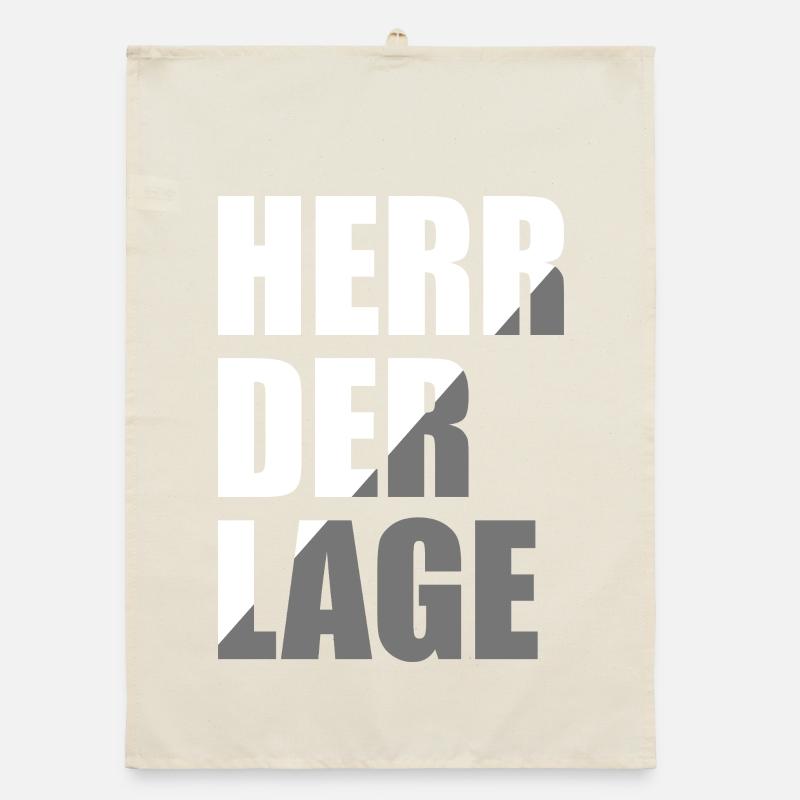 Herr der Lage Organic Geschirrtuch