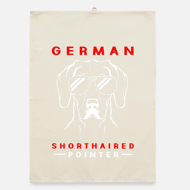 Deutsch Kurzhaar Hund German Pointer Organic Geschirrtuch