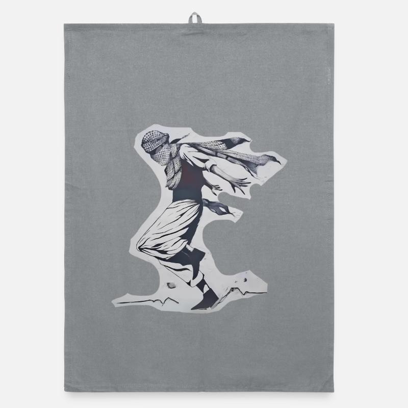 Le Danseur de la Liberté - Torchon bio - bruyère