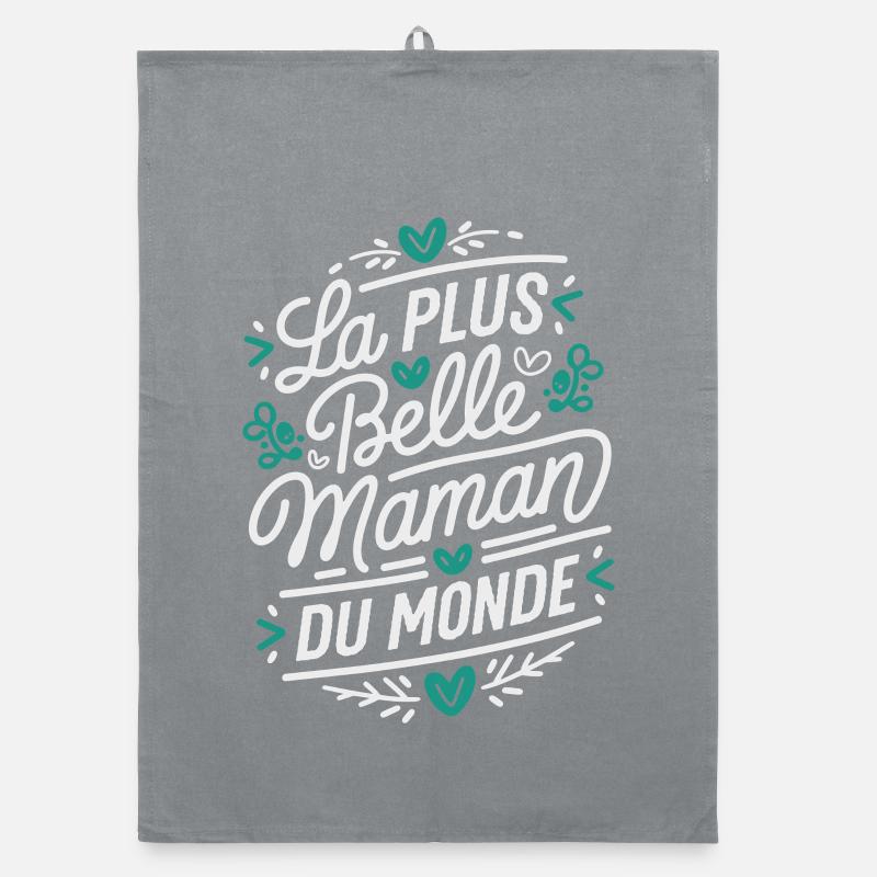 La plus belle Maman du Monde Torchon bio