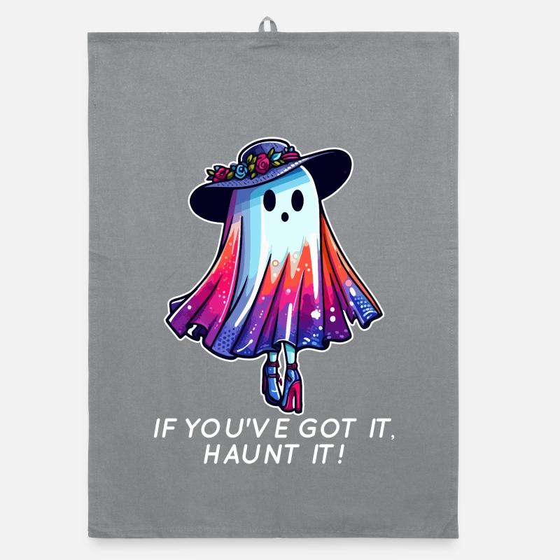 Ghost Rainbow Couture Organic Geschirrtuch