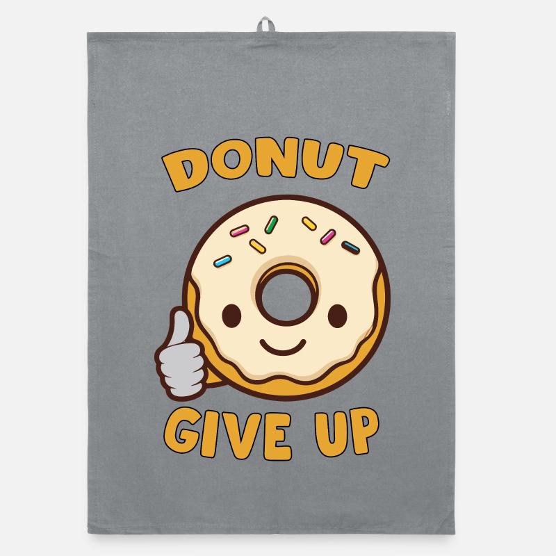 Donut-Träumer Motivation Organic Geschirrtuch