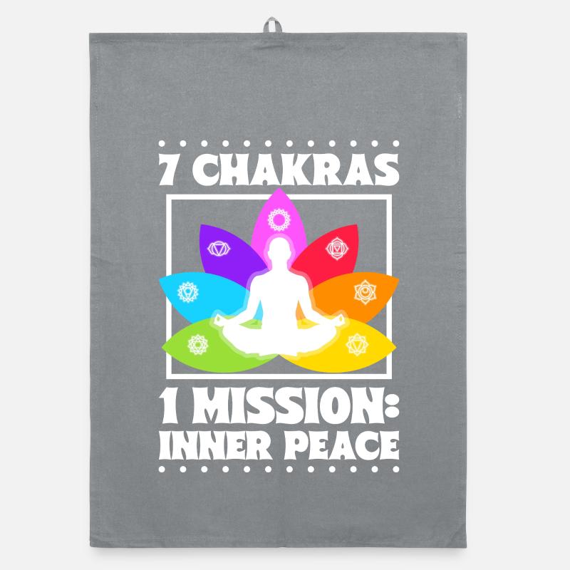 7 Chakras – Inner Peace Organic dish towel