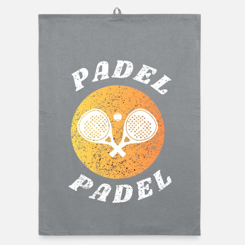 Eat, Sleep Padel Repeat – Cooles Schläger-Sportgeschenk Organic Geschirrtuch