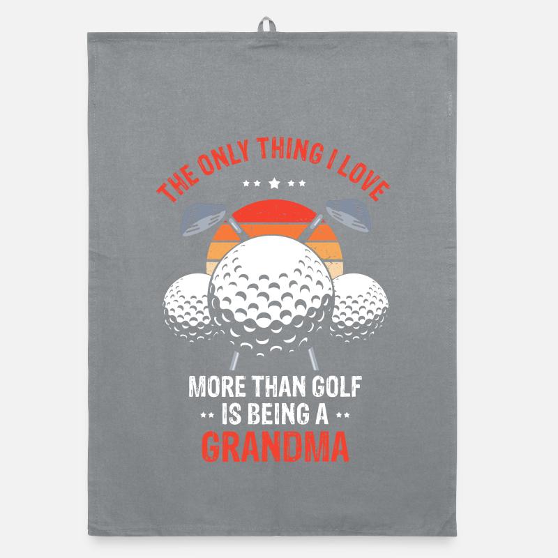 J’adore le golf, mais être grand-mère compte plus Torchon bio