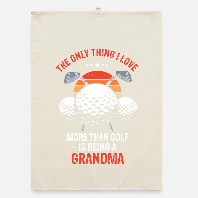 J’adore le golf, mais être grand-mère compte plus Torchon bio