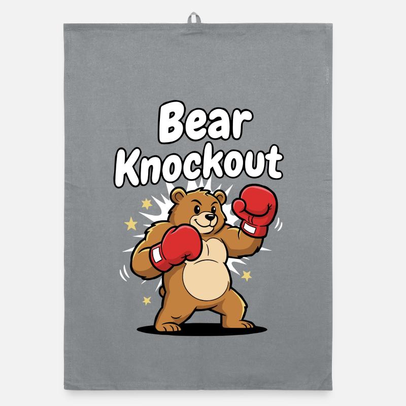 Boxe Ours KO Torchon bio