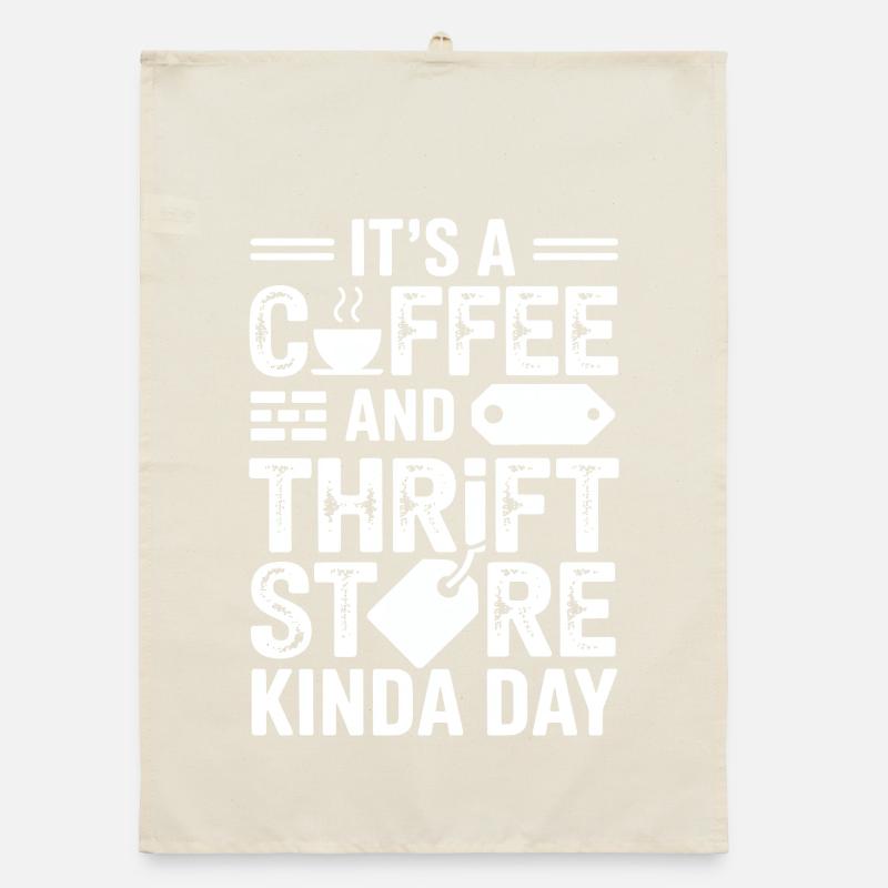 Kaffee-Secondhand-Laden-Vibe Organic Geschirrtuch