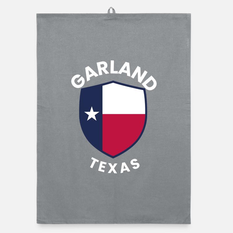 Garland Texas Shield Logo Organic dish towel