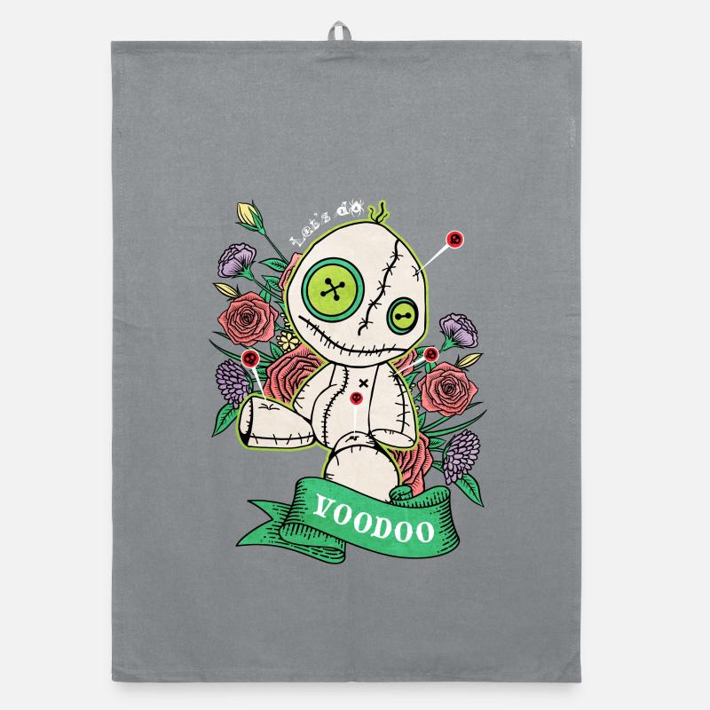 Lass uns Voodoo machen Organic Geschirrtuch