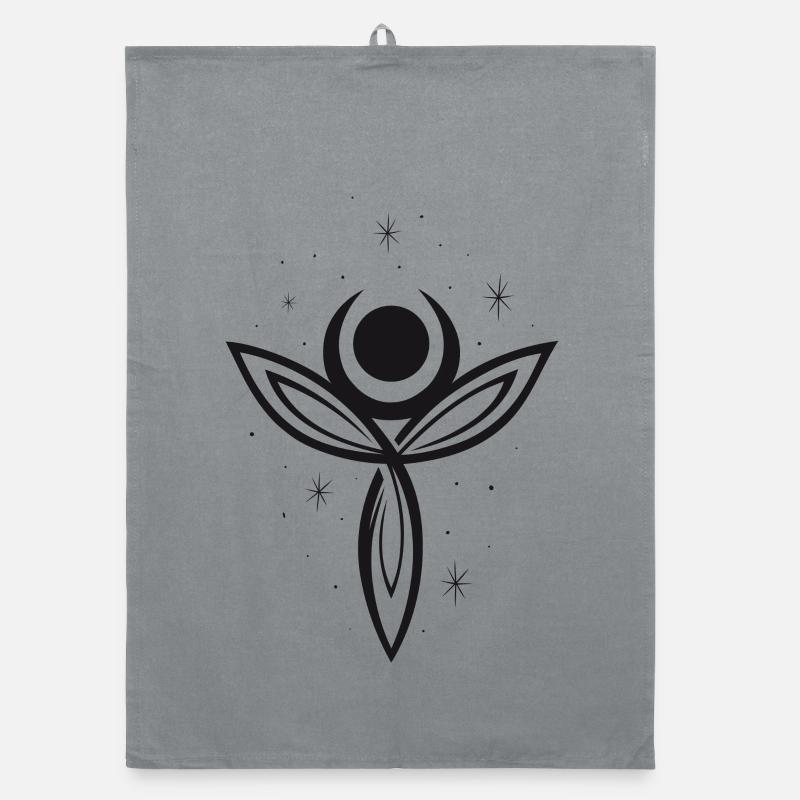 Goddess Moon Goddess Trinity Triquetra Organic dish towel