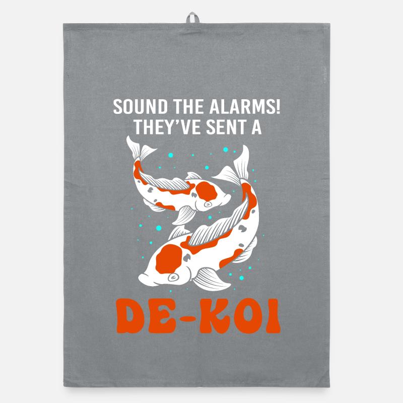 Koi Koi Koi Koi Koi Poisson Koi Carpe Torchon bio