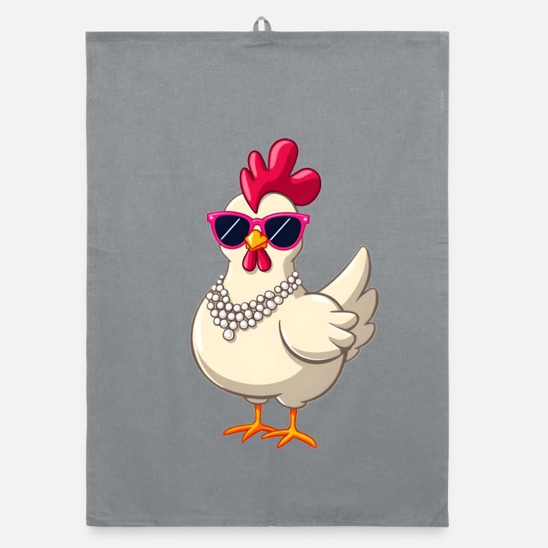 Huhn Organic Geschirrtuch