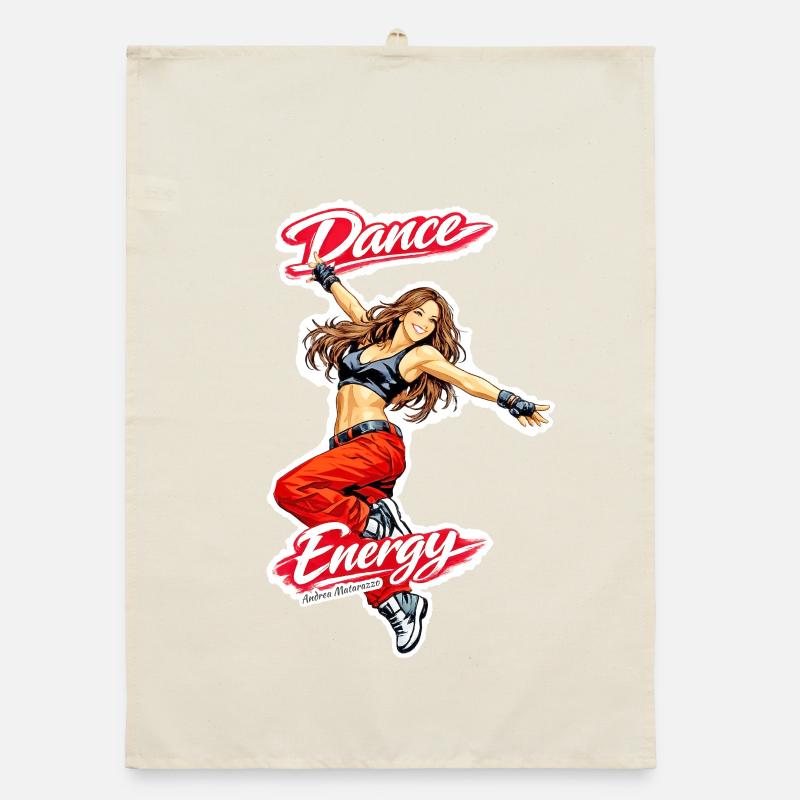 Danse de l’énergie et de la liberté Torchon bio