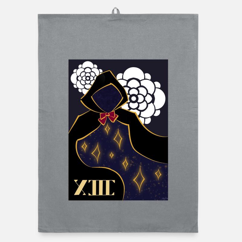 Death Tarot Organic dish towel
