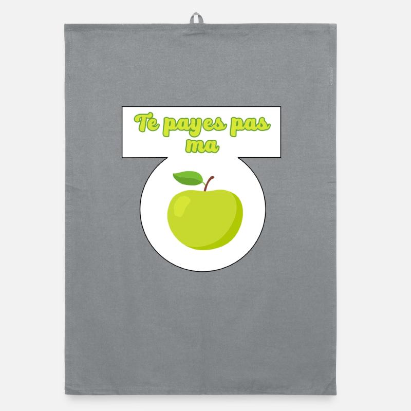 Te payes pas ma pomme Torchon bio