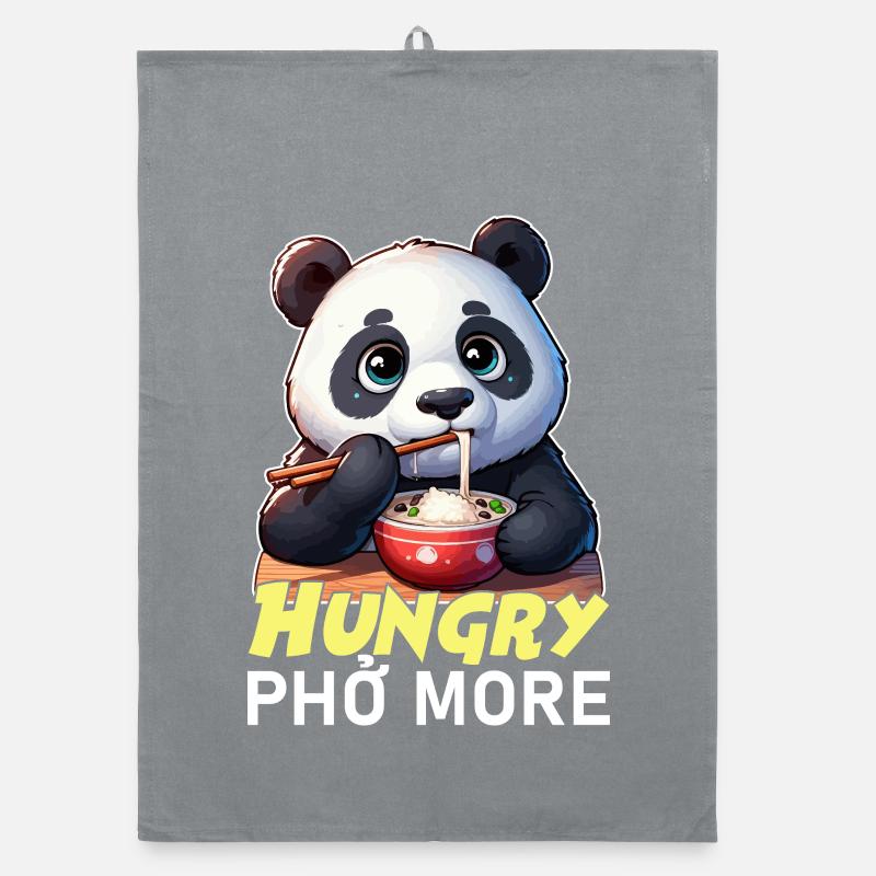 Hungriger Panda Pho Plus Organic Geschirrtuch