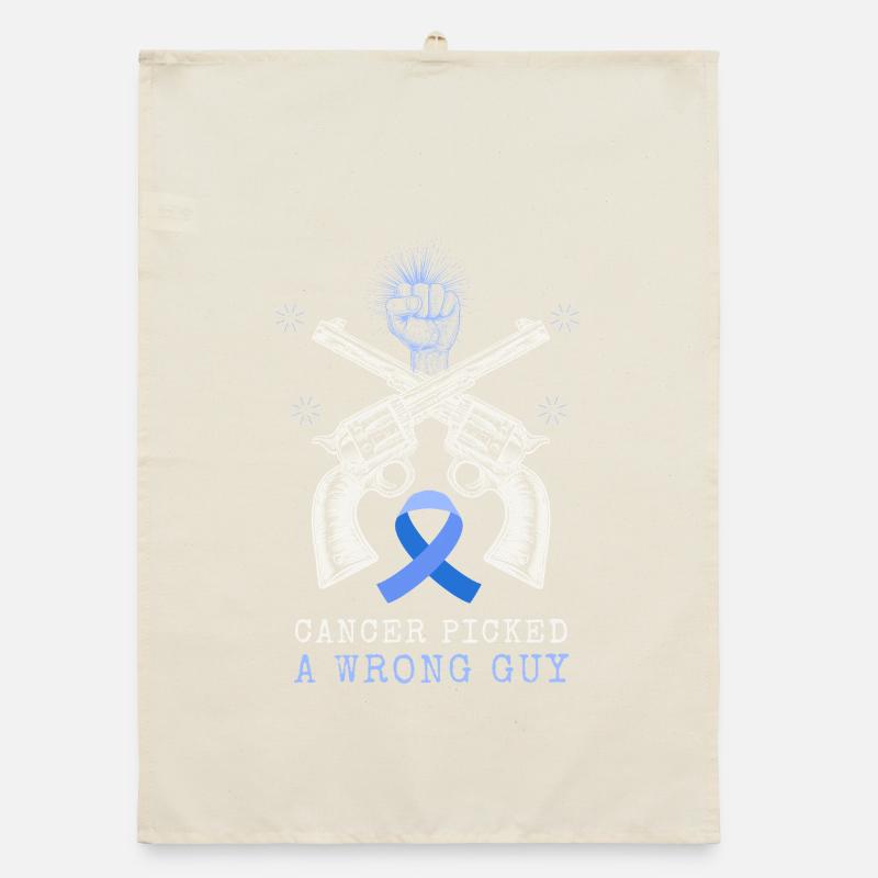 Cancer_picked_a_wrong_guy Organic Geschirrtuch